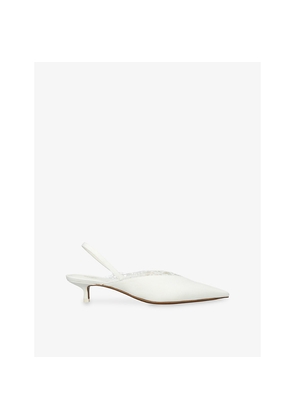 Womens Neous Irena Satin Slingbacks