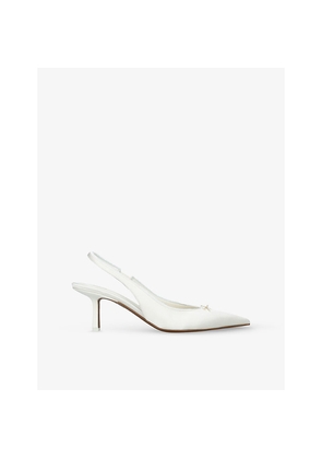 Womens Neous Moriah Silk-Satin Slingbacks