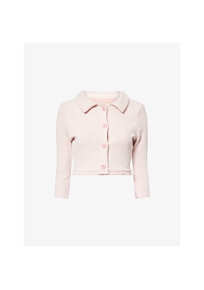 Womens Devon Windsor Brielle Cropped Woven Jacket