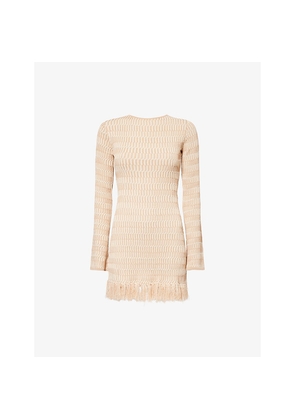 Womens Devon Windsor Costa Metallic Knit Dress