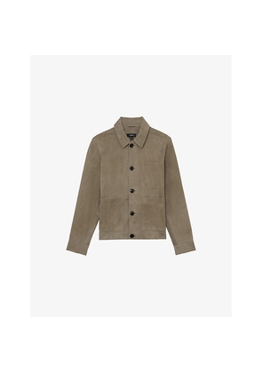 Mens Reiss Danny Suede Worker Jacket