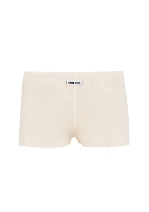 Miu Miu Stretch Georgette Underwear - Moda Operandi