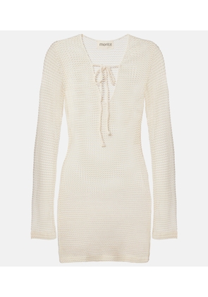 Montce Sophia crochet minidress