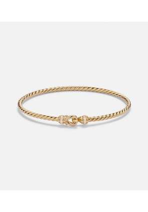 David Yurman CablespiraÂ® Micro 18kt gold (750/1000) bracelet with diamonds
