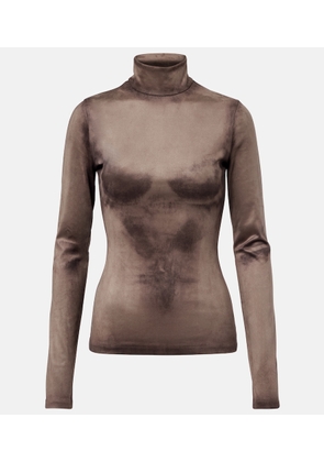 Acne Studios Tarkis trompe-lâoil turtleneck top