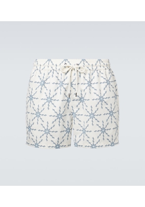 Frescobol Carioca Rio printed swim trunks