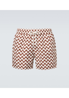 Frescobol Carioca Rio printed swim trunks