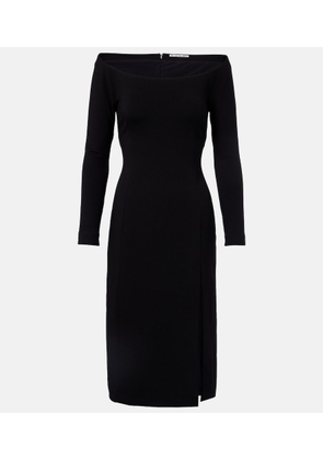 Acne Studios Off-shoulder midi dress