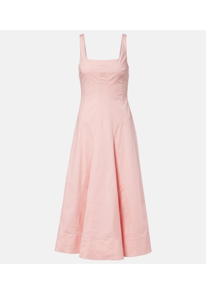 Staud Willow cotton midi dress