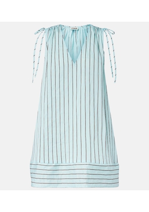 Staud Elena cotton-blend minidress