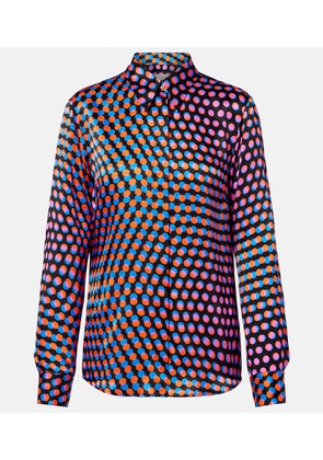 Dries Van Noten Polka-dot silk shirt