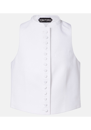 Tom Ford Cotton pique waistcoat