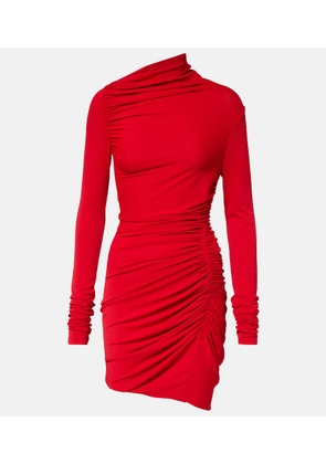 Rick Owens Lilies Svita jersey ruched minidress