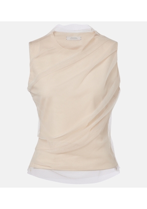 Dorothee Schumacher Draped tulle top