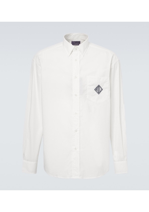 Ralph Lauren Purple Label Embroidered cotton poplin shirt