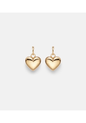Roxanne First Puffy Heart 14kt gold (585/1000) drop earrings