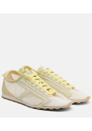 Jacquemus Tennis leather-trimmed sneakers