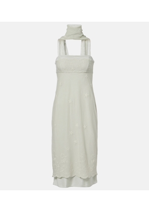 Posse Cove embroidered midi dress