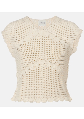 Posse Dylan crochet top