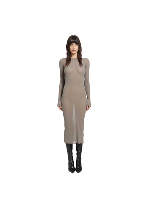 Temple Rib Long Sleeves Dress