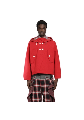 Embroidered Linestitch Cagoule