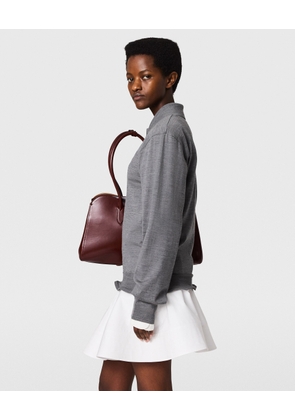 Stella McCartney - Lightweight Wool Frill Polo, , Size: S