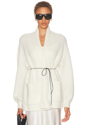 SRG Brookelynn Cardigan in Ivory - Ivory. Size L (also in M, S, XL, XS).
