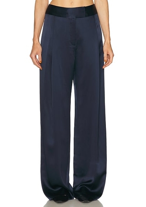 The Sei Relaxed Trouser in Space - Navy. Size 0 (also in 2, 4, 6, 8).