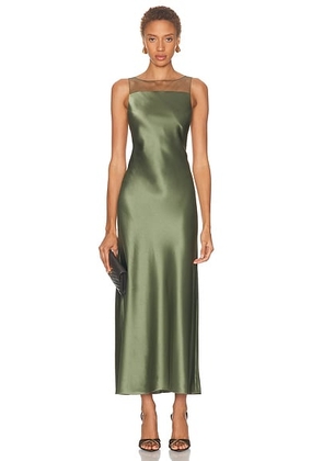 Polo Ralph Lauren Sleeveless Slip Dress in Mountain Green - Green. Size 2 (also in 4, 8).