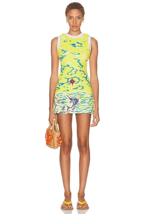 Staud Como Dress in Voyage - Yellow. Size S (also in XS).