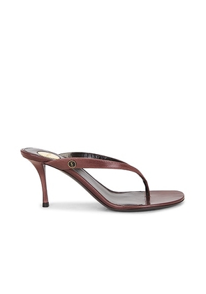 Saint Laurent Sue Sandal in Morocco Brown - Brown. Size 37.5 (also in 38, 38.5, 39, 39.5, 41).