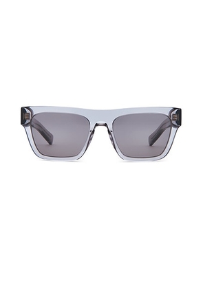 Prada Rectangle Sunglasses in Clear - White. Size all.