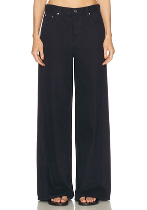 TWP Tiny Dancer Wide Leg in Night Sky - Navy. Size 25 (also in 26, 29, 30).