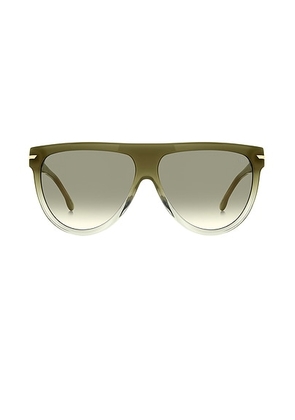 Victoria Beckham Classic Sunglasses in Olive & Green Shaded - Olive. Size all.