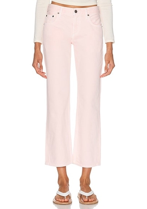 Citizens of Humanity Faye Vintage Straight Jeans in Pale Coral - Pink. Size 34 (also in 24, 26, 27, 28, 33).