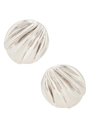Chloe Stud Earrings in Silver - Metallic Silver. Size all.