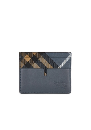 Burberry Tall Sandon Card Holder in Wave Blue - Blue. Size all.