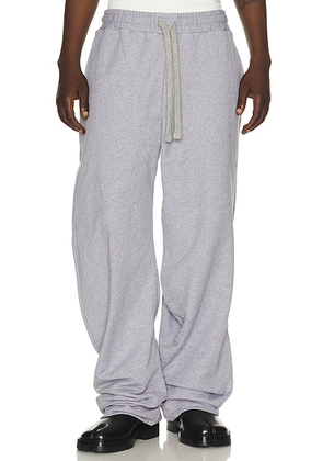 Charles Jeffrey LOVERBOY Topsy Turvy Jogger in Grey Marle - Grey. Size L (also in M, XL/1X).