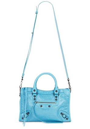 Balenciaga Le City Small Bag in Bleu Cyan - Blue. Size all.