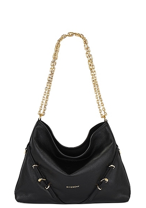 Givenchy Medium Voyou Chain Bag in Black - Black. Size all.