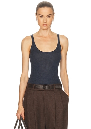 Gabriela Hearst Cinxia Tank Top in Denim - Navy. Size M (also in XS).