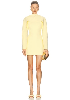 Cult Gaia Almina Dress in Tapestry - Lemon. Size L (also in M, S, XS).
