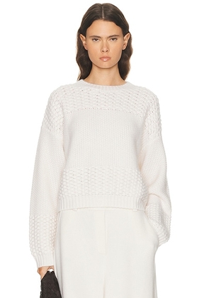 Lisa Yang Signe Sweater in Cream - Cream. Size 0 (also in ).