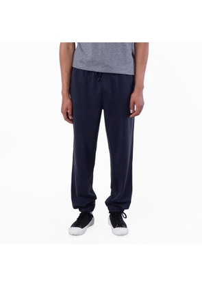Hugo Boss Mens Dark Blue Regular-Fit Tracksuit Bottoms