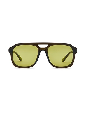 Moncler Vantos Sunglasses in Green - Green. Size all.
