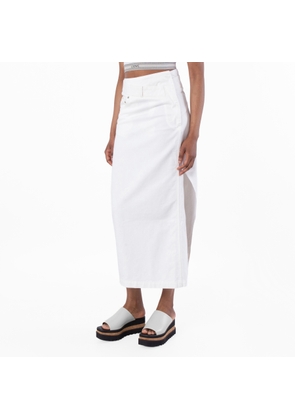 Loewe Deconstructed Cotton Denim Skirt