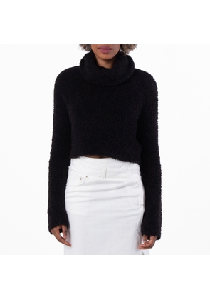 Saint Laurent Womens Turtleneck Long-Sleeved Jumper