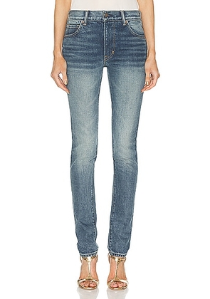 TOM FORD Stone Washed Skinny Jeans in Light Mid Blue - Denim-Medium. Size 27 (also in ).