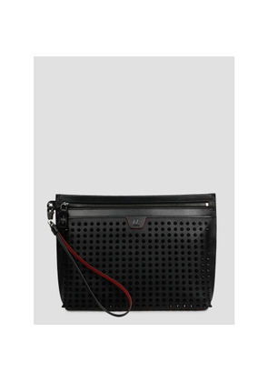 Christian Louboutin City Spike Clutch Bag