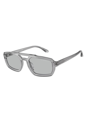 Emporio Armani Light Grey Irregular Mens Sunglasses EA4240U 620287 53